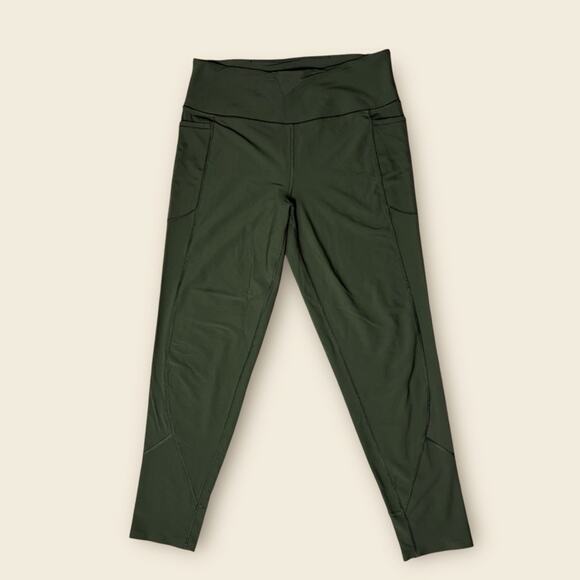 Victoria’s Secret Green High-Waisted total knockout pocket tight large - Picture 1 of 10